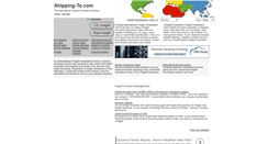 Desktop Screenshot of freight-forwarders.shipping-to.com