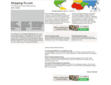 Tablet Screenshot of package.shipping-to.com